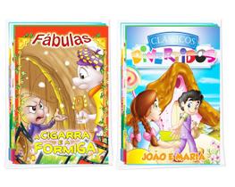 Livro Infantil de Histórias Fábulas e Clássicos Divertidos - Bicho Esperto Livro Infantil de Histórias Fábulas e Clássicos Divertidos - Bicho Esperto