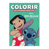 Livro infantil - disney colorir atividades educativas - lilo & stitch