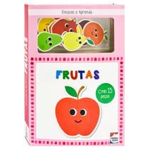 Livro Infantil Encaixe E Aprenda Frutas