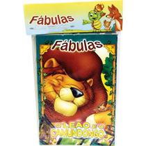Livro infantil ilustrado Fabulas - Licoes para a Vida - Bicho Esperto - KIT C/8