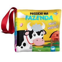 Livro Infantil Ilustrado Pano Passeio na Fazenda Bebe Feliz - Vale das Letras
