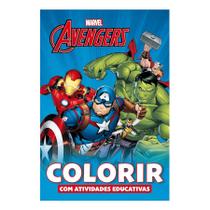 Livro infantil - marvel colorir atividades educativas - avengers Livro infantil - marvel colorir atividades educativas - avengers
