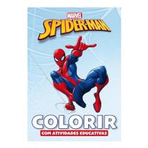 Livro infantil - marvel colorir atividades educativas - spiderman
