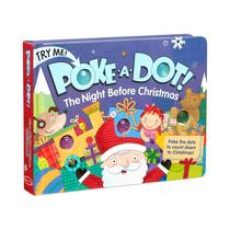 Livro infantil Melissa e Doug Poke-a-Dot A noite antes do Natal