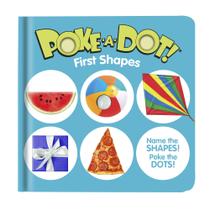 Livro infantil Melissa e Doug Poke-a-Dot: First Shapes