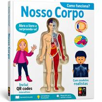 Livro Infantil Nosso Corpo Como Funciona Anatomia, Cérebro, Músculos e Órgãos Com Modelos Realistas e QR Codes Interati Livro Infantil Nosso Corpo Como Funciona Anatomia, Cérebro, Músculos e Órgãos Com Modelos Realistas e QR Codes Interati