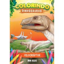 Livro Infantil para Colorir Dinossauros 10 Páginas Pacote com 10