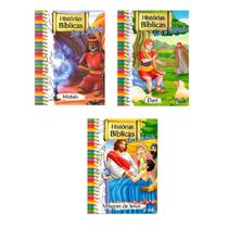 Livro Infantil Para Ler E Colorir Histórias Bíblicas - 3 Un - Todo Livro