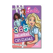 Livro Infantil Para Meninas Com 365 Palavras Cruzadas Barbie