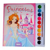 Livro Infantil Para Pintar Colorir Aquarela Personagens - Ciranda Cultural