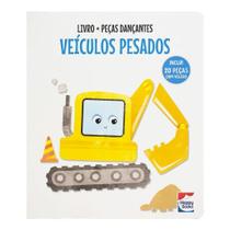 Livro Infantil+pecas Dancantes Veiculos Pesados