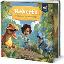 Livro Infantil Personalizado Elfink: Aventura de Dinossauro Livro Infantil Personalizado Elfink: Aventura de Dinossauro