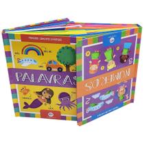 Livro Infantil Sensorial Toque e Sinta Primeiros Conceitos Palavras e Números, Capa Dura - Ciranda Cultural