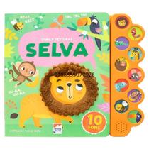 Livro Infantil Sons E Texturas Selva
