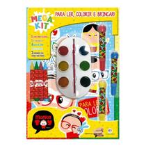 Livro Infantil Turma Da Mônica Mega Kit Ler, Colorir e Brincar - Ciranda Cultural