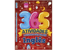 Livro - Inglês Livro 365 Atividades e Desenhos para Colorir