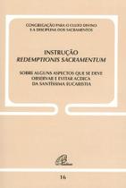 Livro - Instrução Redemptionis Sacramentum - Doc. 16