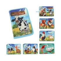 Livro Interativo De Aprendizagem Precoce Para Bebês Com Toque De Animais, Tigre E Macaco, Livro De