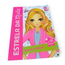 Livro Interativo Estrela da Moda Decore Maquie +150 Adesivos Livro Interativo Estrela da Moda Decore Maquie +150 Adesivos
