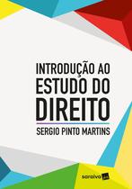 Livro - Introdução ao estudo do Direito. São Paulo: Saraiva, 2018.
