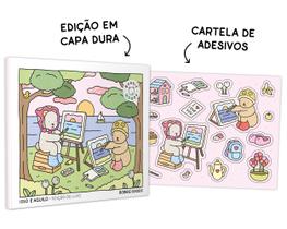Livro - Isso e aquilo (This & That) – Livro de colorir oficial Bobbie Goods – Edição em capa dura com cartela de adesivos