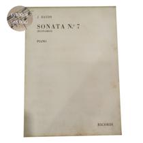 Livro j. haydn sonata n 7 buonamici piano (estoque antigo)