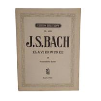 Livro j.s bach klavierwerke vi frazoische suiten (estoque antigo) - EGON PETRI