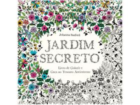 Livro Jardim Secreto Livro de Colorir e Caça ao Tesouro Antiestresse Johanna  Basford - Livros de Entretenimento - Magazine Luiza