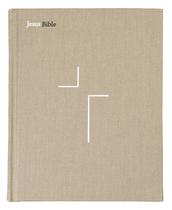 Livro - Jesus Bible NVI com Espaço para Anotações, Tecido sobre capa dura, Cinza, Leitura Perfeita