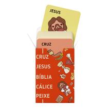 Livro - Jogo Cruz, Jesus, Bíblia, Cálice, Peixe