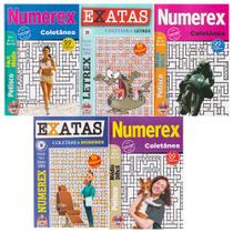 Livro Jogos Para Memória Com Números e Letras Kit 5 Volumes - Castelo Editora