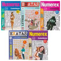 Livro Jogos Para Memória Com Números e Letras Kit 5 Volumes