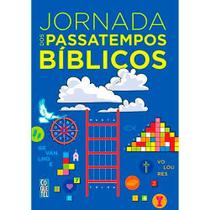 Livro Jornada Dos Passatempos Bíblicos Caça-palavra Cruzada - Coquetel