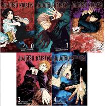 Livro Jujutsu Kaisen Vol. 04 Conjunto de 5 Volumes Livro Jujutsu Kaisen Vol. 04 Conjunto de 5 Volumes