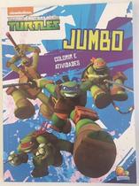 Livro Jumbo - Ninja Turtles - Colorir E Atividades