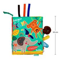 Livro Jungle Buba Com Atividades Educativas Para Bebê Livro Jungle Buba Com Atividades Educativas Para Bebê