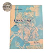 Livro kabalewsky sonatina en do mayor piano op. 13 n 1 (estoque antigo)