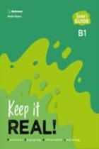 Livro - Keep it real! B1 teacher's guide - moderna