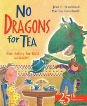 Livro Kids Can Press No Dragons for Tea Fire Safety, série 1