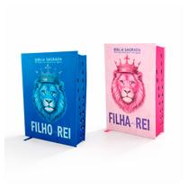 Livro - Kit 2 Bíblias Sagradas Capa Dura Grande com Harpa - Palavras de Jesus em Vermelho | Filho e Filha do Rei Livro - Kit 2 Bíblias Sagradas Capa Dura Grande com Harpa - Palavras de Jesus em Vermelho | Filho e Filha do Rei
