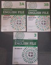 Livro,kit(3), american english file,second edition,1.multi-pack student 3a, 2.multi-pack student 3b, 3. online practice