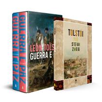 Livro - Kit Box Guerra e Paz + Tolstói