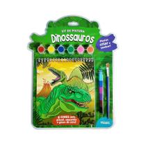 Livro - Kit de Pintura Dinossauros - Pintar, Criar e Sonhar!