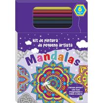 Livro - Kit de Pintura do Pequeno Artista: Mandalas