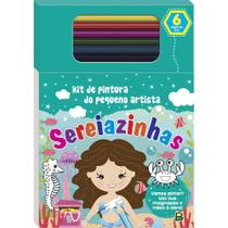 Livro - Kit de Pintura do Pequeno Artista: Sereiazinhas