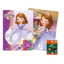 Livro - Kit Diversão Disney - Princesinha Sofia - Autor: Bicho Esperto - Capa Mole