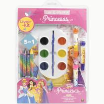 Livro-kit Ler & Colorir: Princesas Com Acessórios Infantil