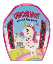 Livro-Kit Para Colorir - Unicórnios Livro-Kit Para Colorir - Unicórnios