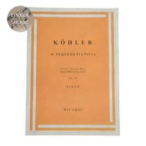 Livro kohler o pequeno pianista 40 recreações para principiantes op.189 piano (estoque antigo)