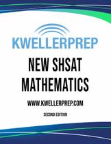 Livro Kweller Prep NEW SHSAT Mathematics, segunda edição